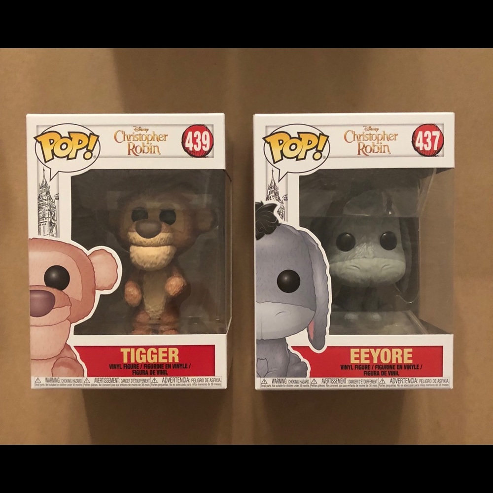 Christopher Robin-Tigger-Eeyore Bundle- Funko Pop - Picture 1 of 4